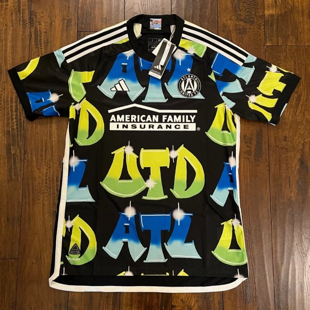 Atlanta United 2023/24 Authentic Adidas Third Jersey | 404 Kit | Size L | BWNT
